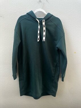 UGG Cozy Oversized Lucille Hoodie Dress Hunter Green Lounge Sweatshirt small